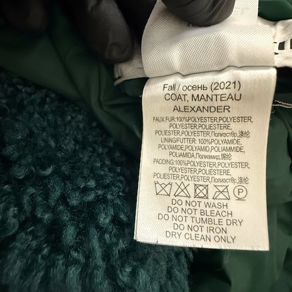 Essentiel Antwerp “Alexander” Convertible Reversible Coat – Deep Teal Size 8 - Picture 15 of 15